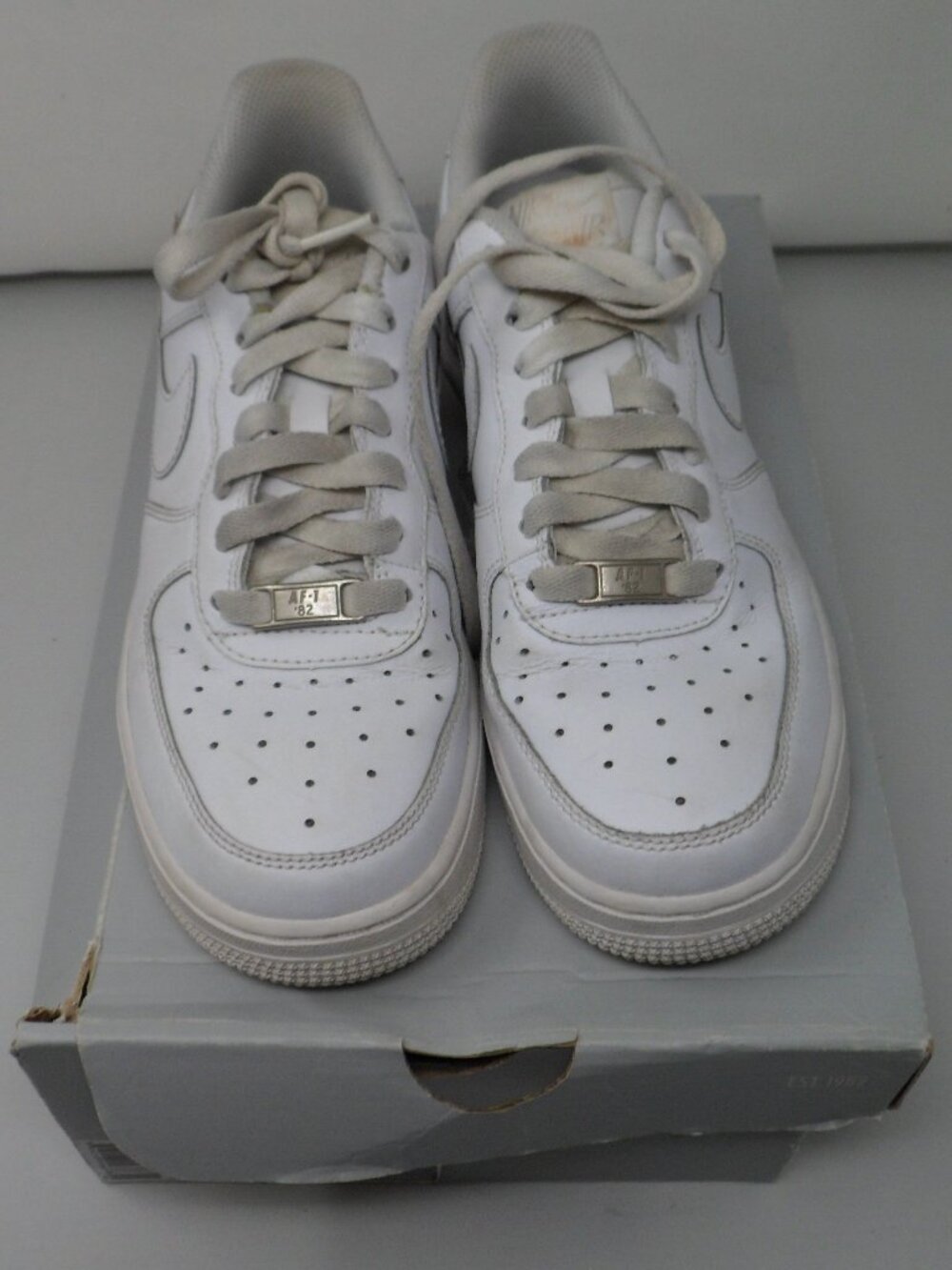 Nike Air Force 1 Shoes White 6Y
